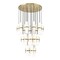 Z-Lite Cayden Chandelier, 27-Light, 36 In.W x 16.75 In.H, Modern Gold/Clear + Etched Opal 1946P-27R-MGLD - alternate 1